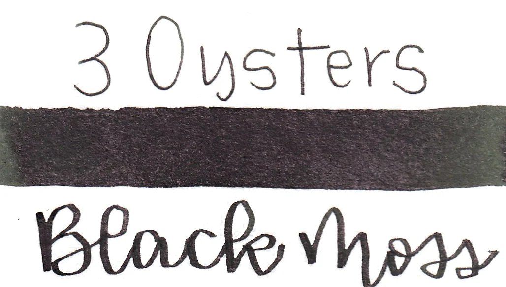 3 Oysters Ink - Delicious Black Moss