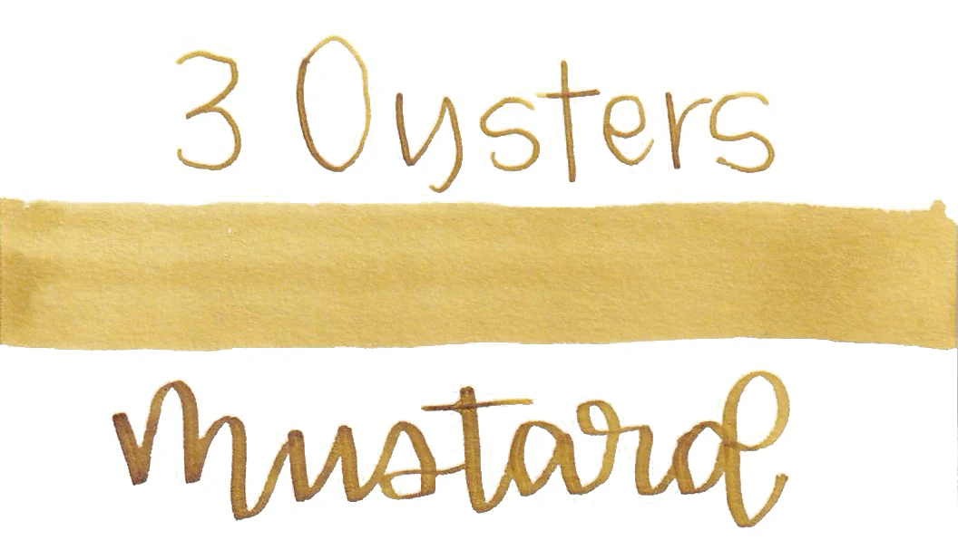 3 Oysters Ink - Delicious Mustard