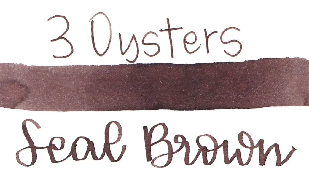 3 Oysters Ink - Delicious Seal Brown