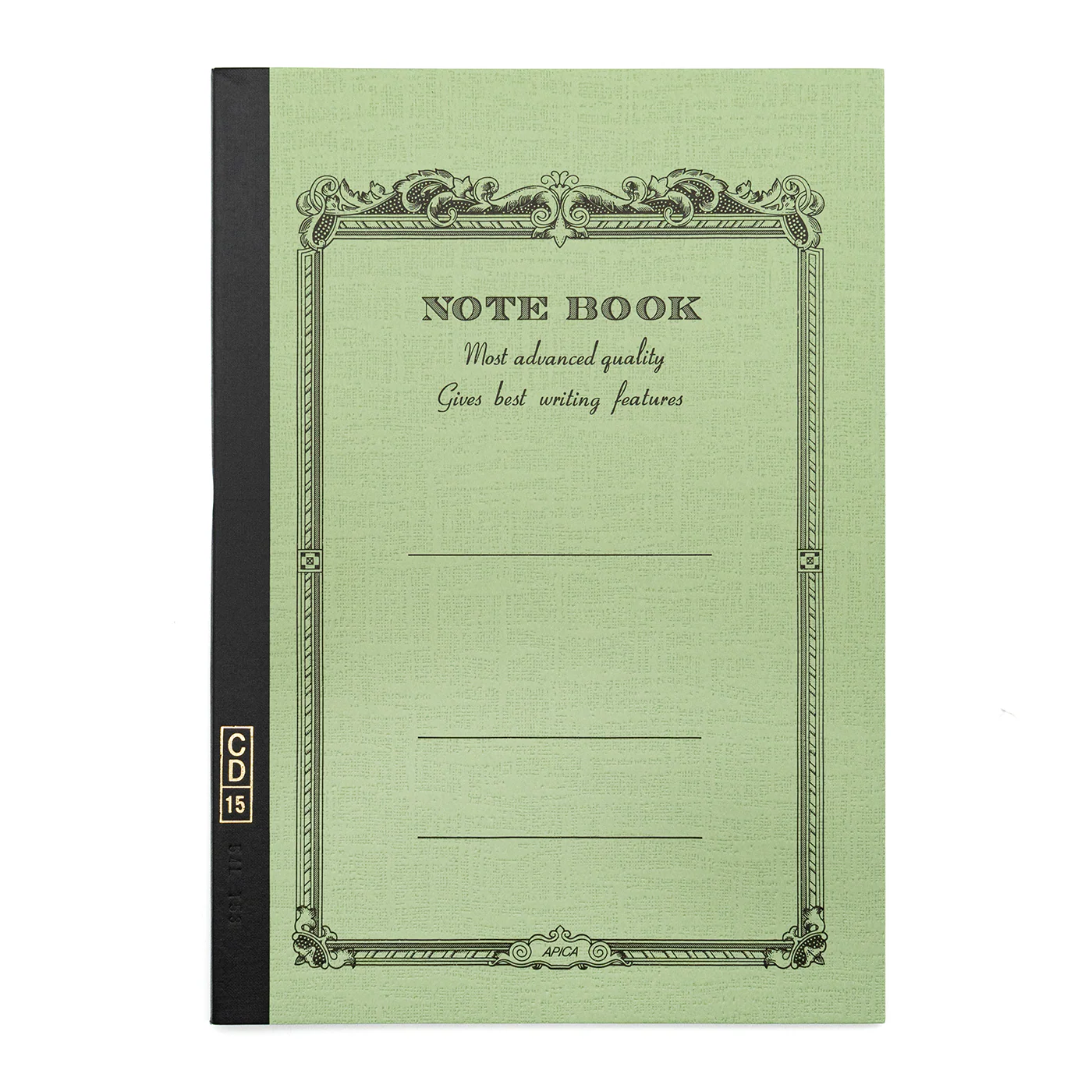 APICA CD B5 Notebook- Green 6.5mm Ruled