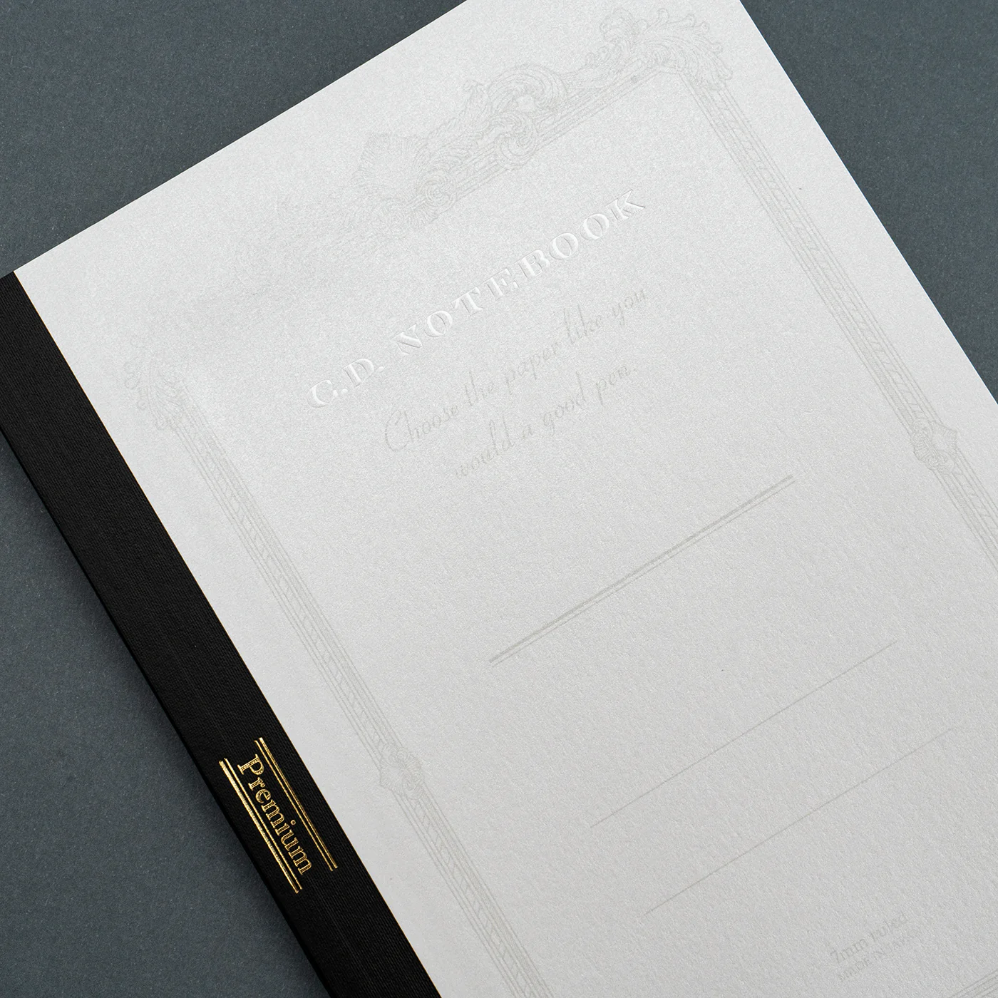 APICA Premium CD A5 Limited Edition Notebook - White 7mm Ruled - Image 2