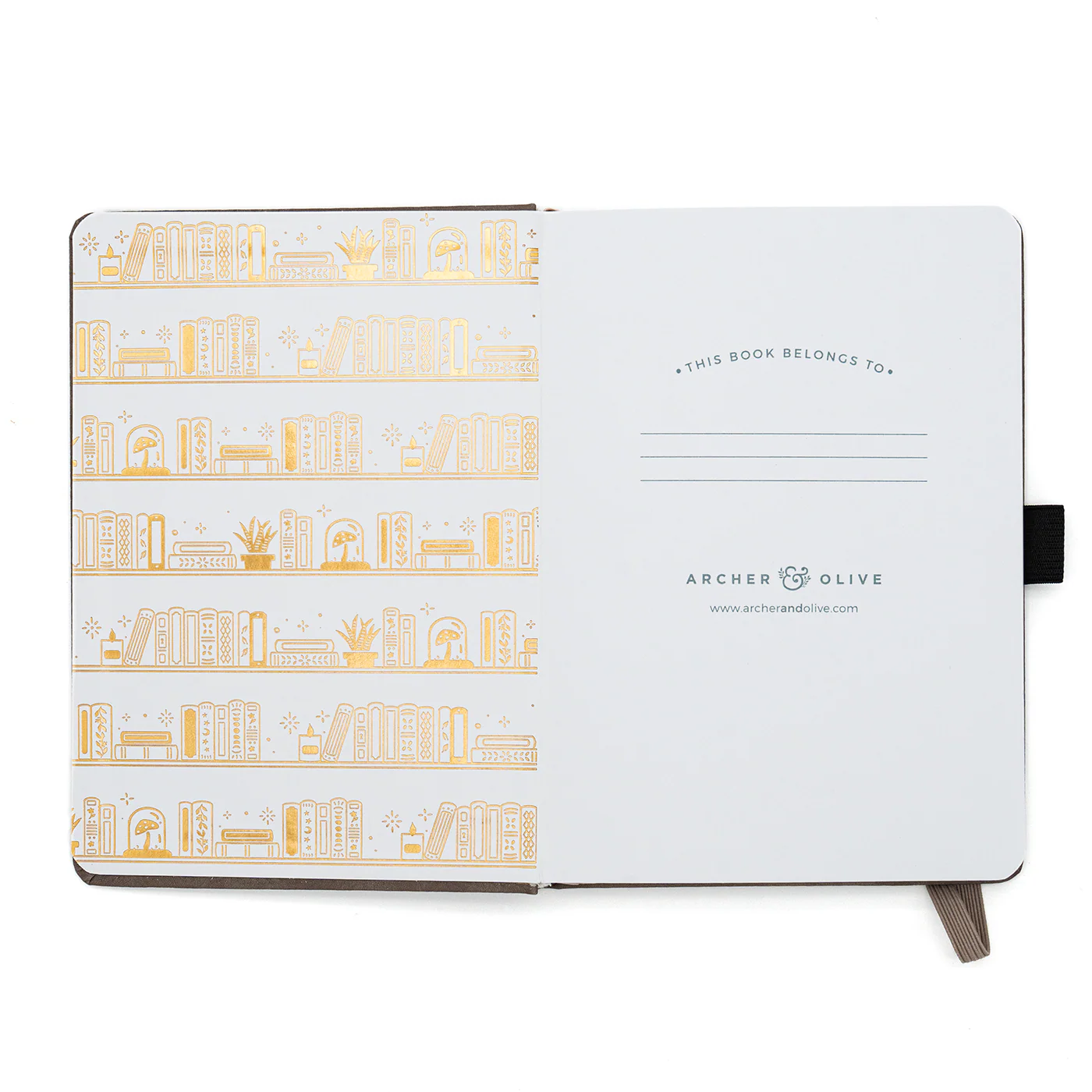 Archer & Olive - Bookshelf Dot Grid Notebook - B6 - Image 3