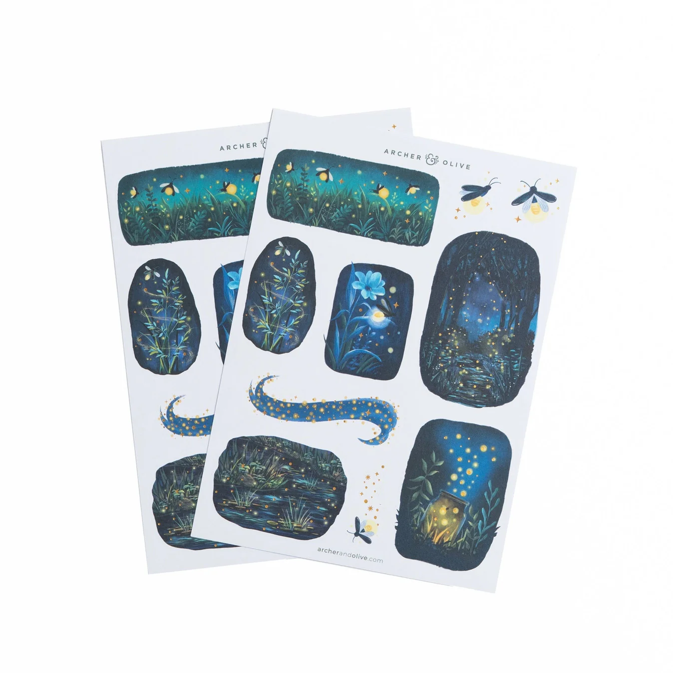 Archer & Olive - Firefly Night Sticker Set