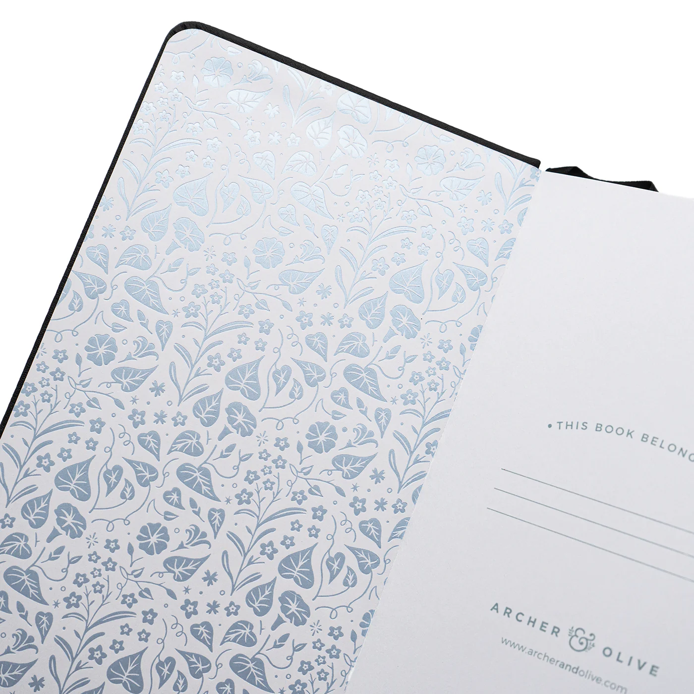 Archer & Olive - Midnight Floral Dot Grid Notebook - TN - Image 3