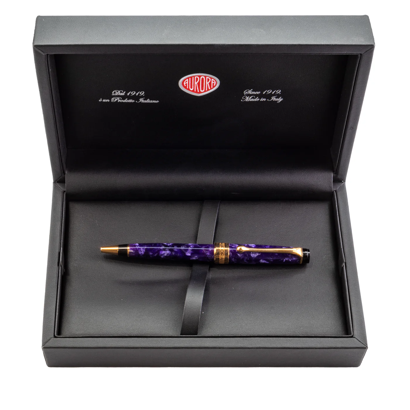 Aurora Optima Nebulosa with Rose Gold Trim ballpoint pen - Image 2