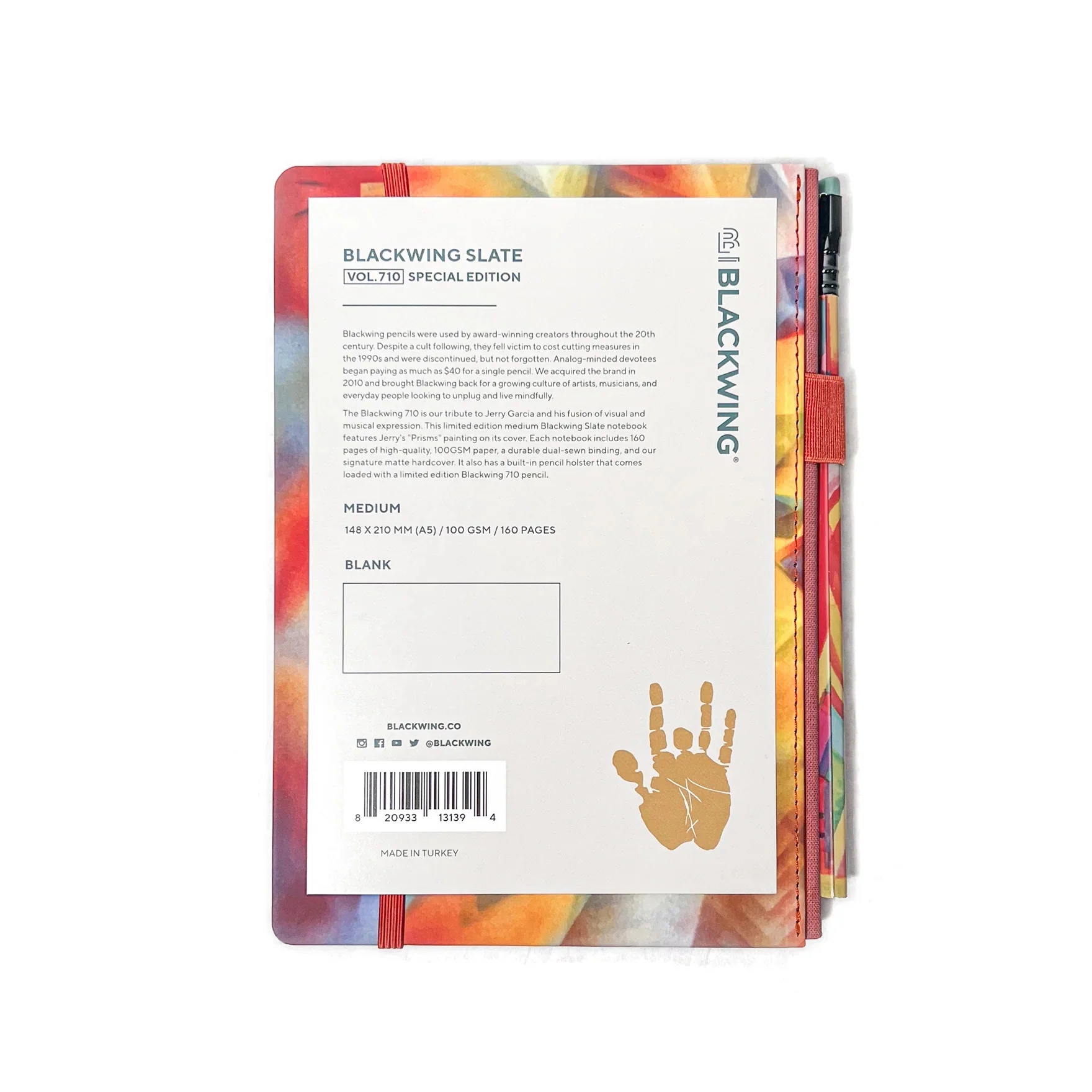 Blackwing Medium (A5) Slate Notebook- Vol. 710 Special Edition Jerry Garcia - Image 4