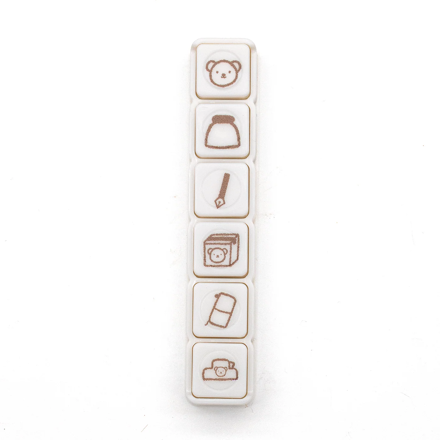 Bloom Paper Studio Button Stamp - Bear's Happy Moments