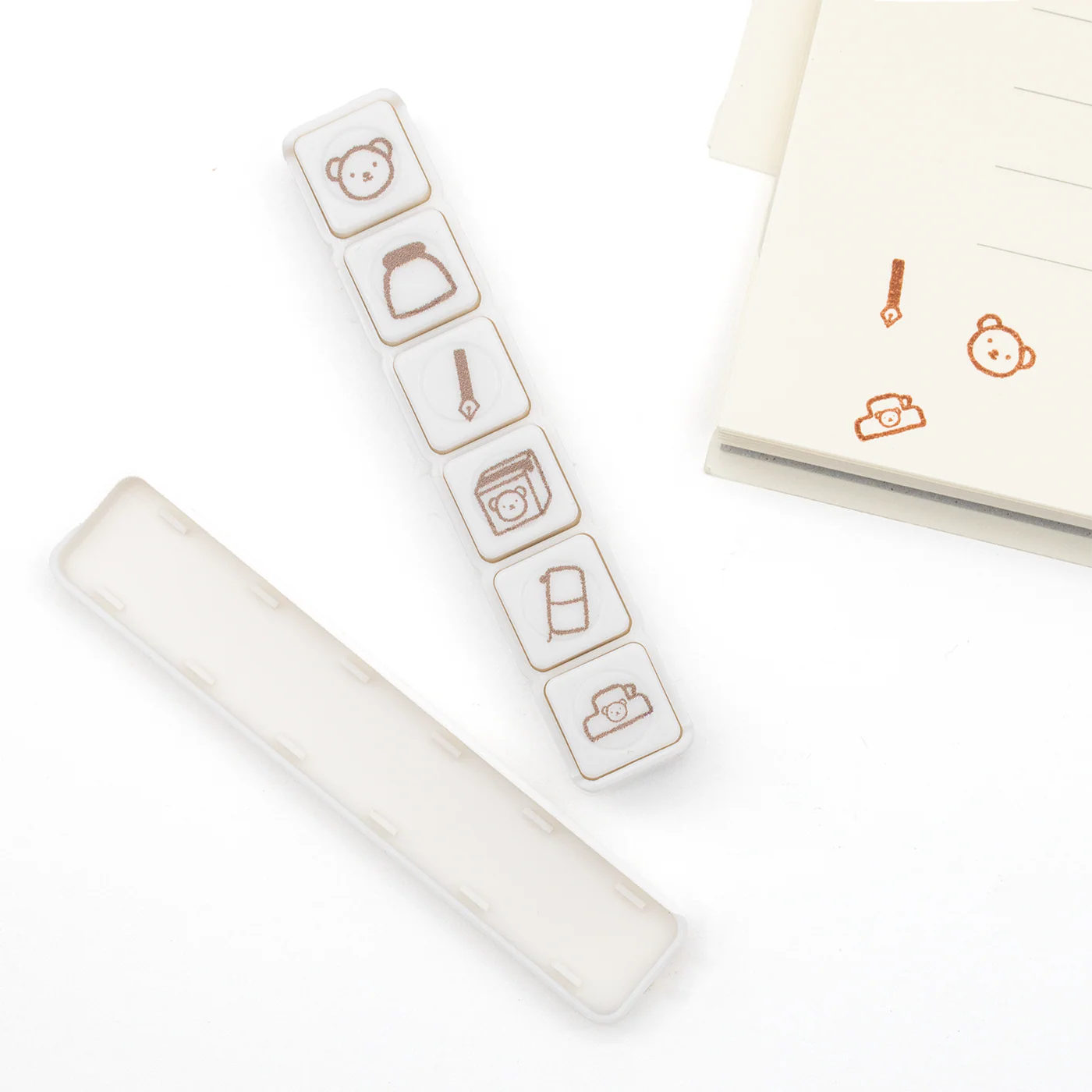 Bloom Paper Studio Button Stamp - Bear's Happy Moments - Image 2
