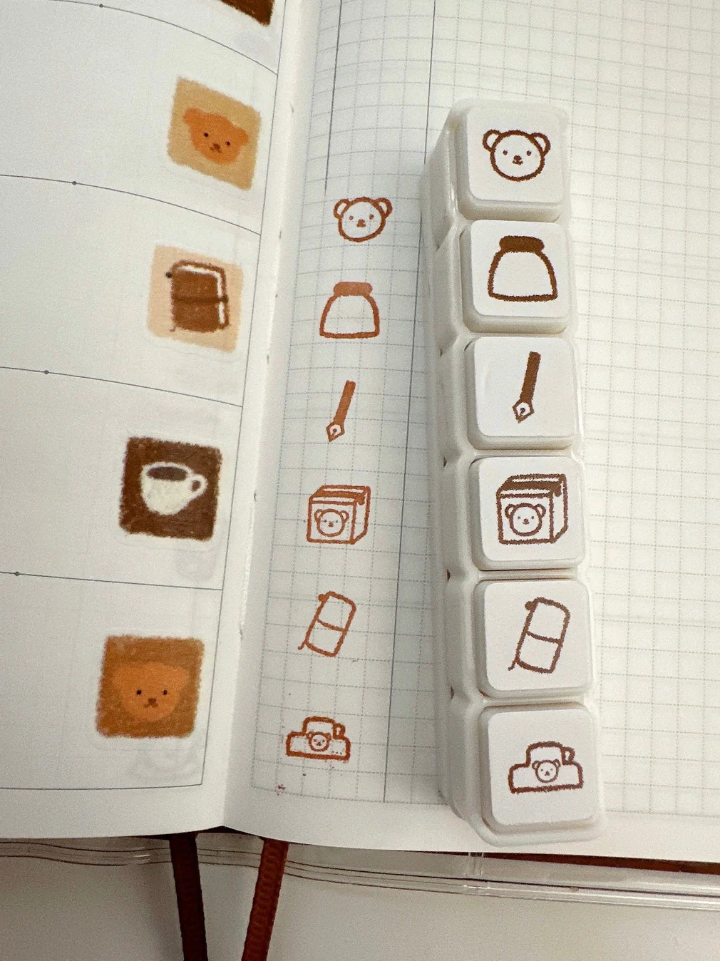 Bloom Paper Studio Button Stamp - Bear's Happy Moments - Image 3
