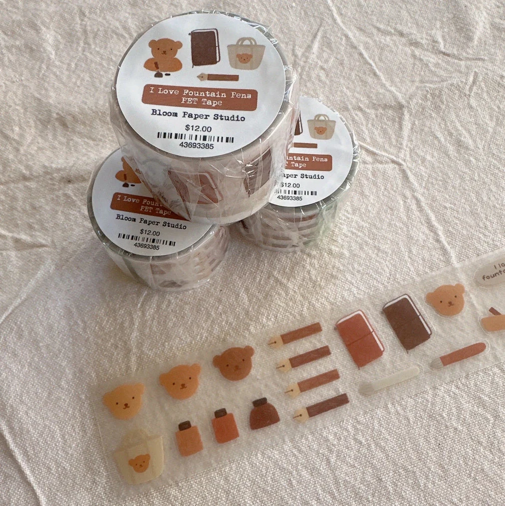Bloom Paper Studio PET Tape - I Love Fountain Pens - Image 2