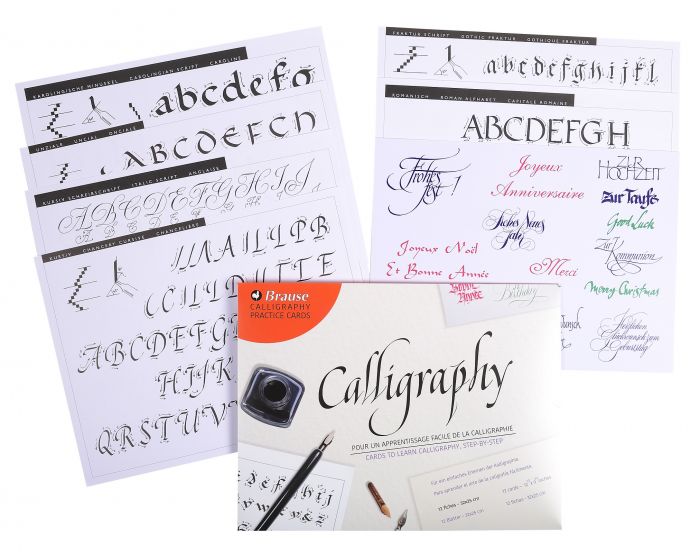 Brause Calligraphy Practice Cards - Image 2