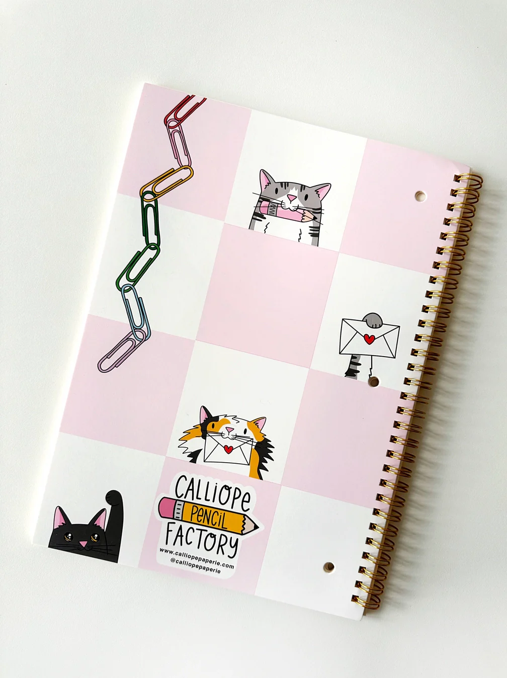 Calliope Pencil Factory - Reusable Sticker Book - Stationery Kitties - Image 2