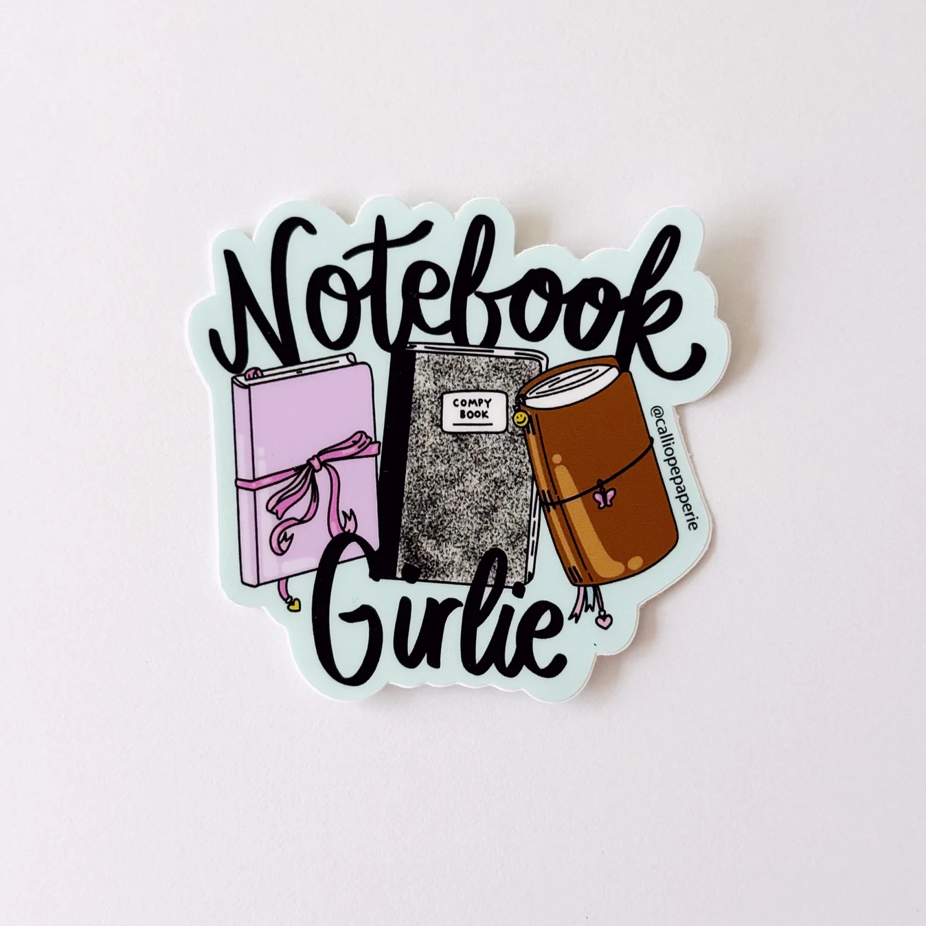 Calliope Pencil Factory - Vinyl Sticker - Notebook Girlie