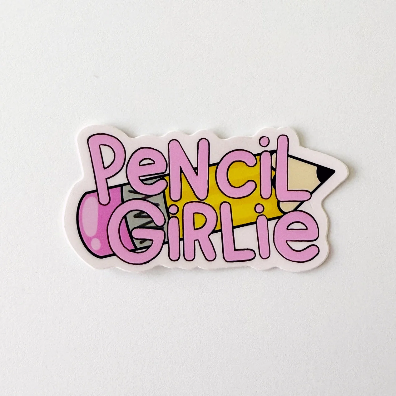 Calliope Pencil Factory - Vinyl Sticker - Pencil Girlie