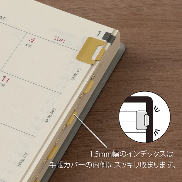 Chiratto Index Page Clip - Brass Small - Image 3