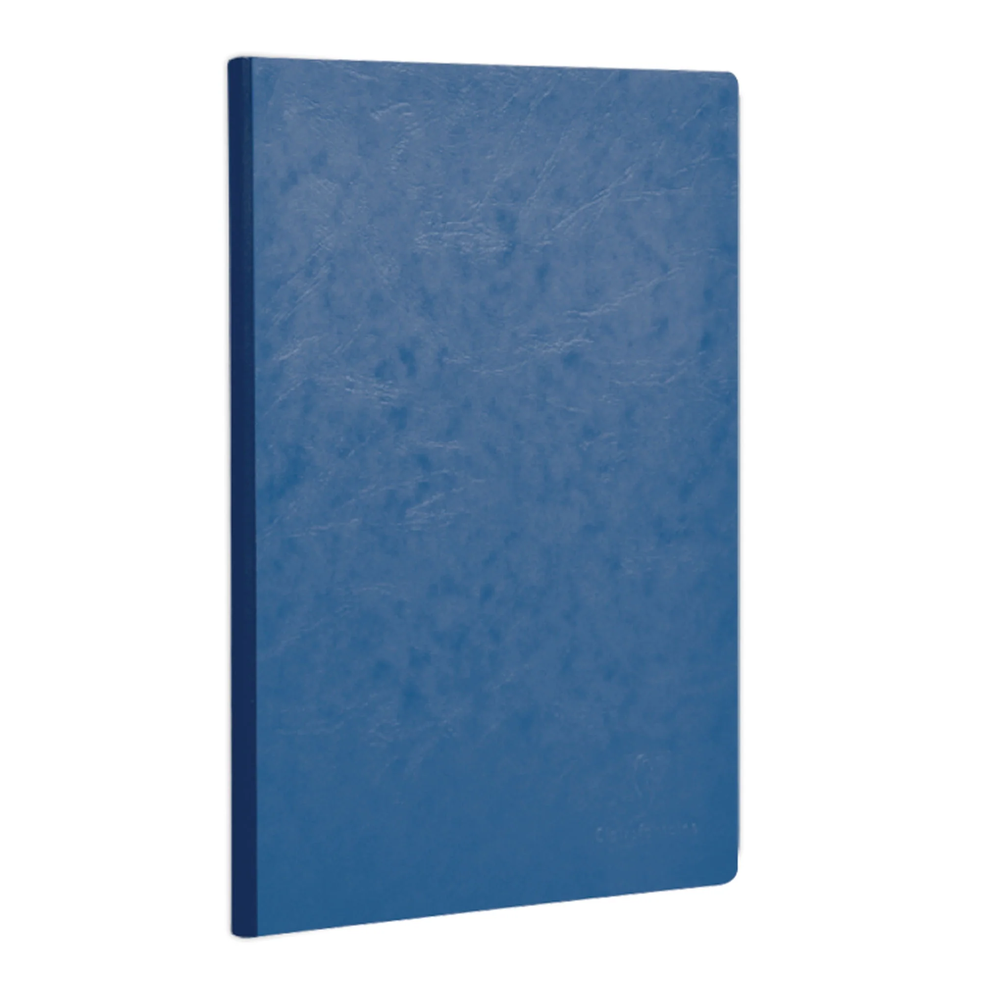 Clairefontaine Basics A4 Side Clothbound Notebook- Blue, Lined - Image 2