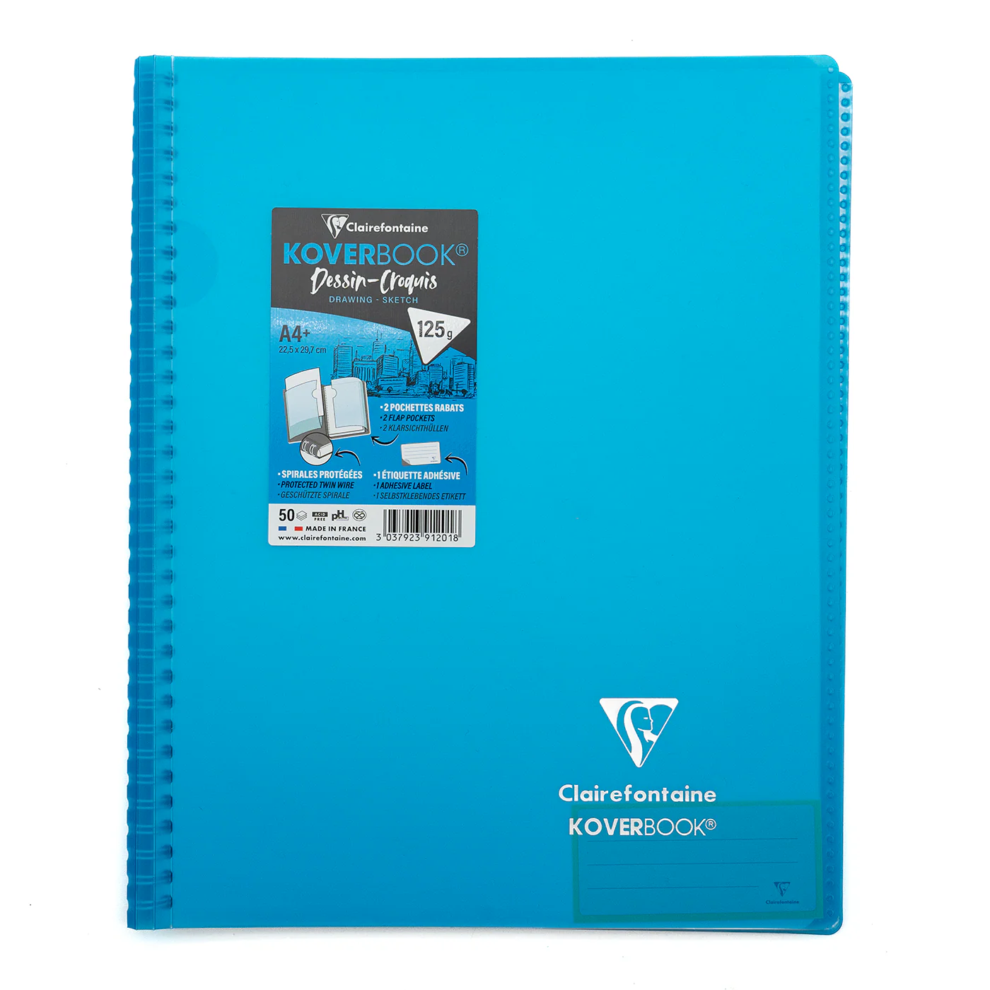 Clairefontaine A4+ Side Wirebound Sketch Notebook - Image 10