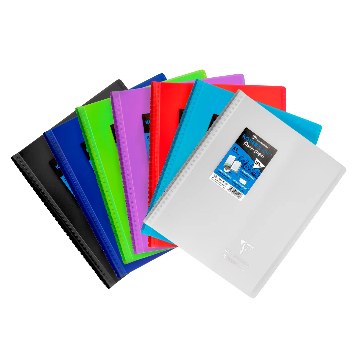 Clairefontaine A5 Side Wirebound Sketch Notebook