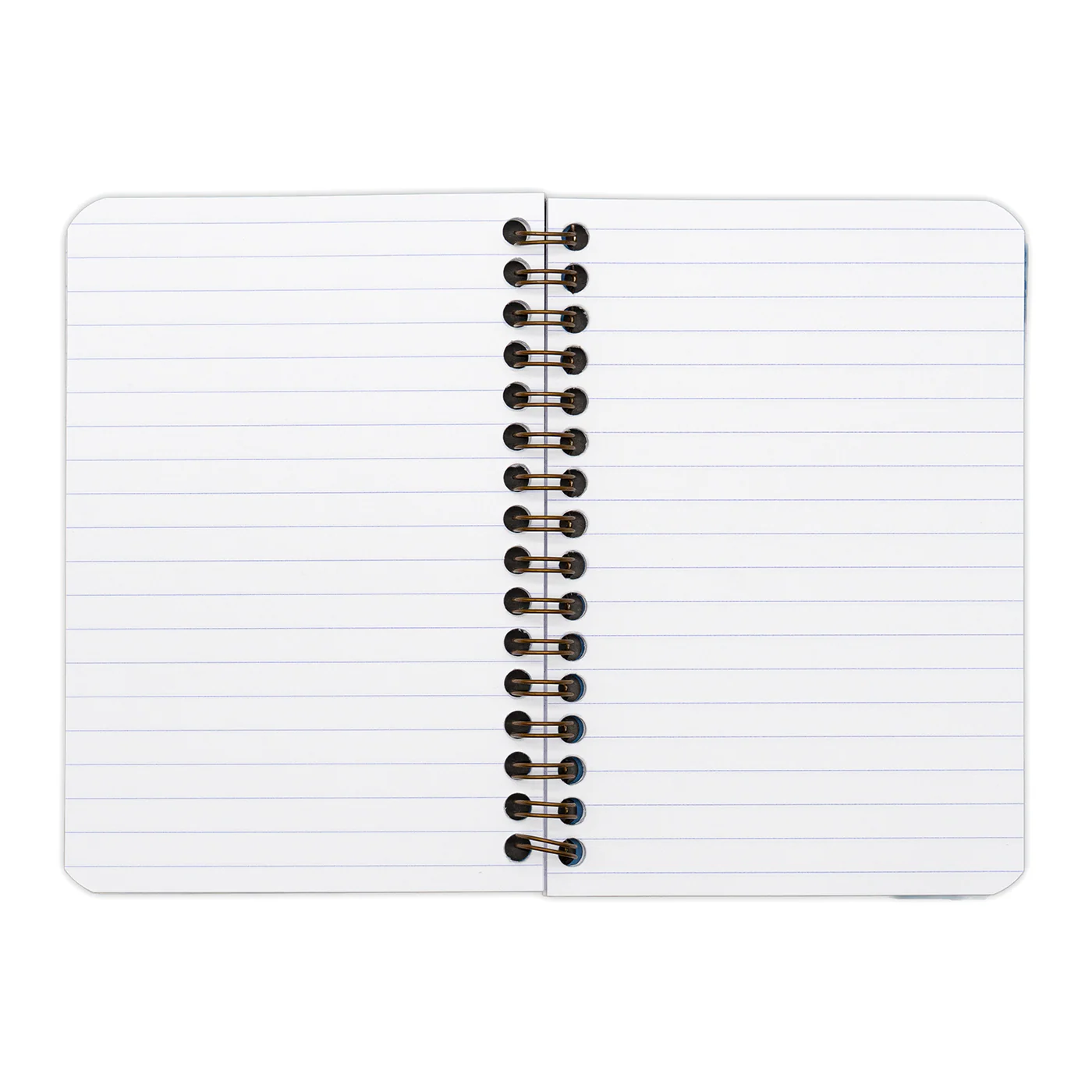 Clairefontaine Basics Side Wirebound Notebook 3 ½ x 5 ½ Blue, Lined - Image 2