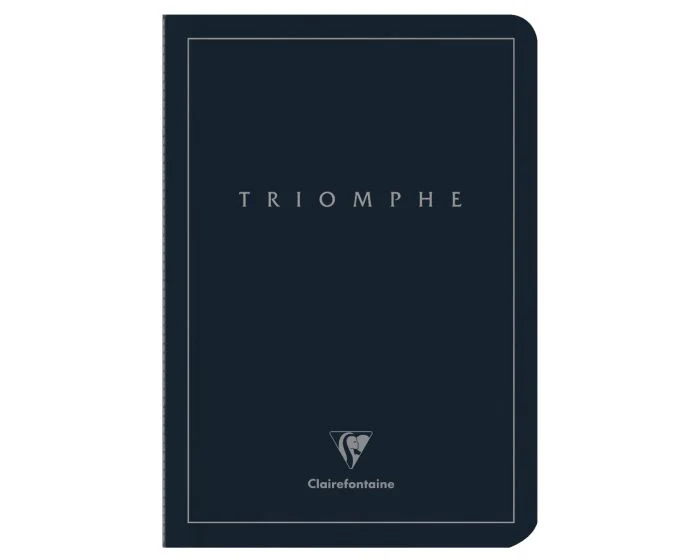 Clairefontaine Triomphe A5 Lined Notebook Deep Blue