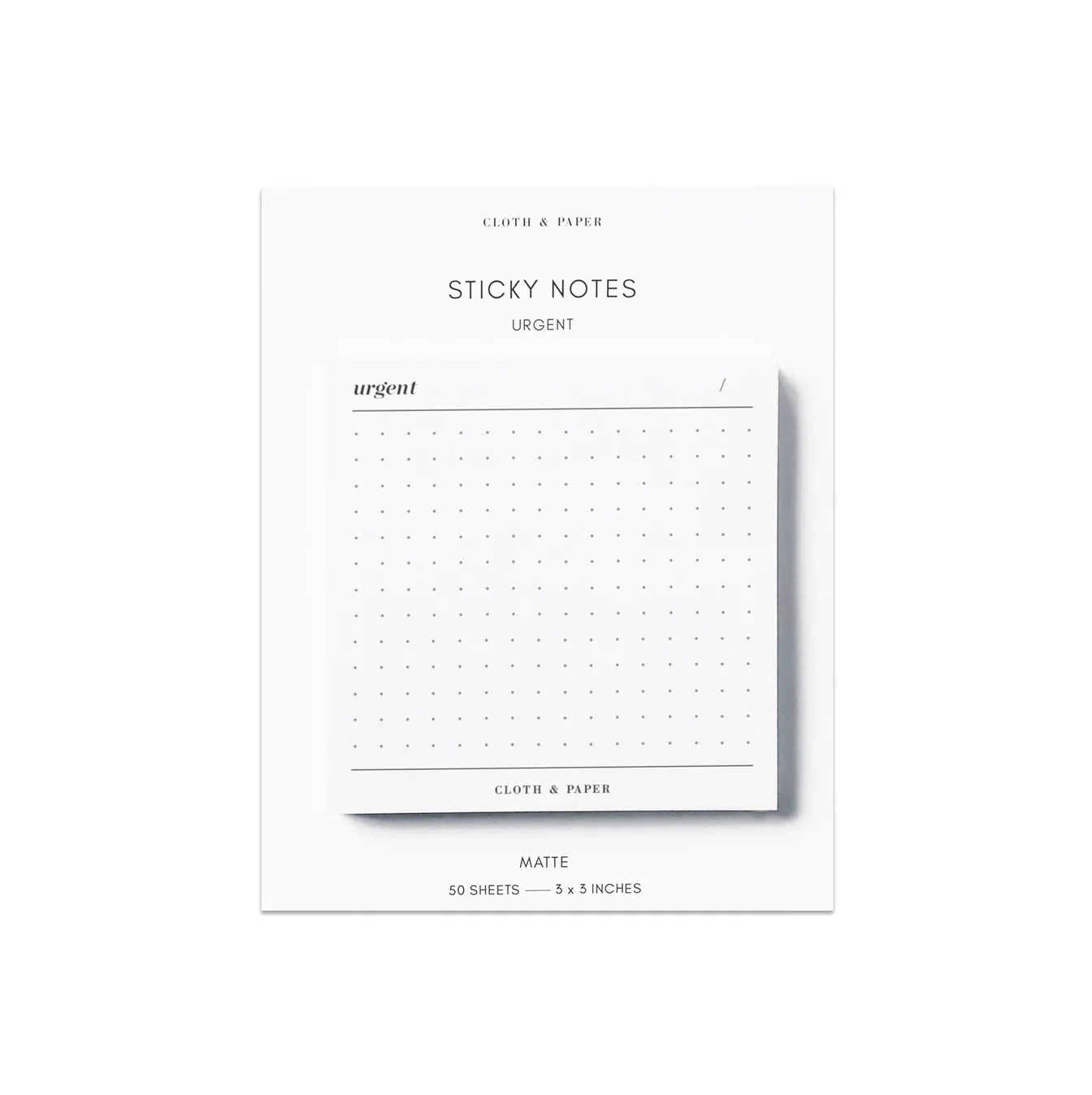 Cloth & Paper - Urgent Sticky Notes