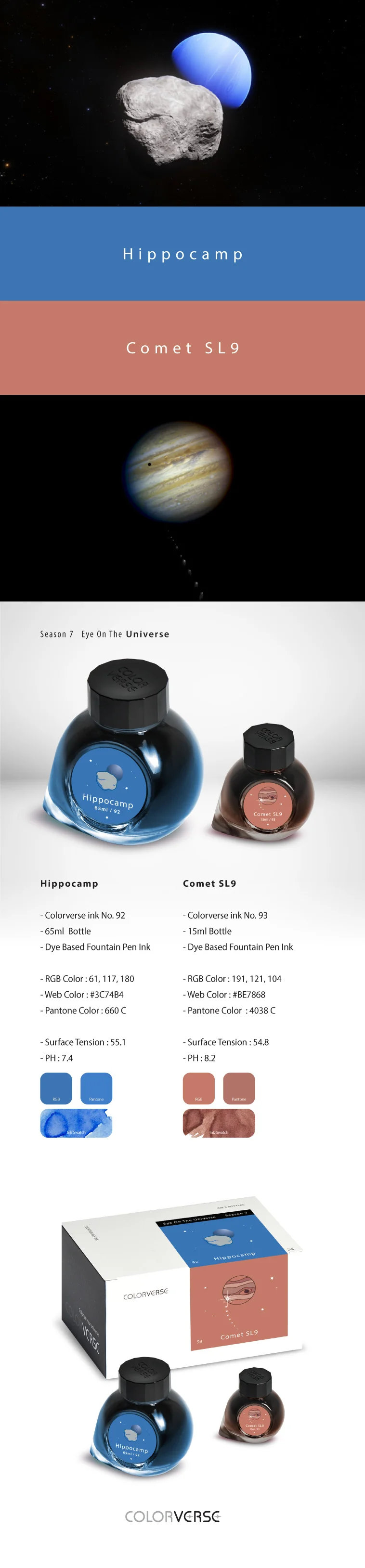 Colorverse 92 & 93 Hippocamp & Comet SL9 - Image 4