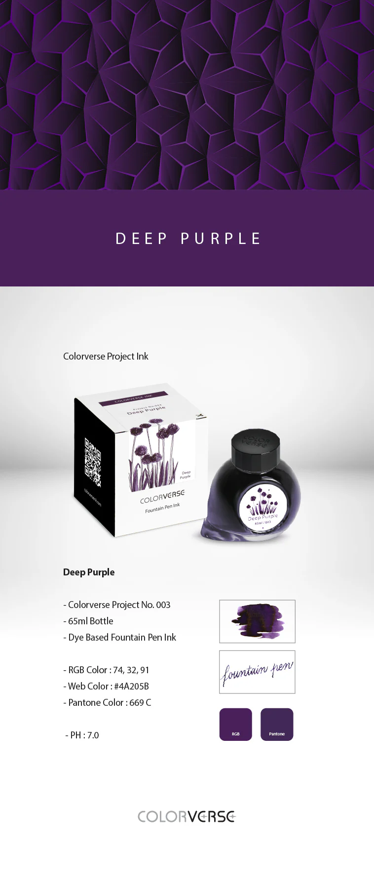 Colorverse Project No. 003 Deep Purple - Image 4