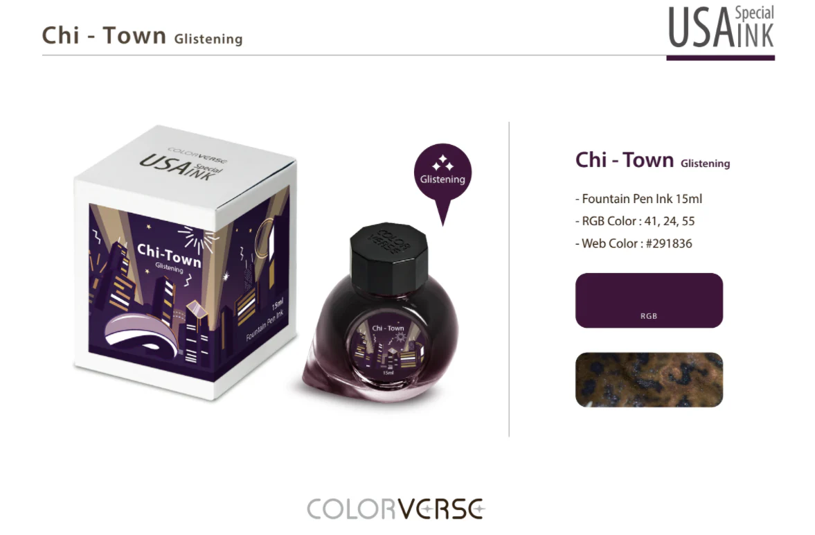 Colorverse USA Special Series Ink- Illinois - Chi-Town - Image 4