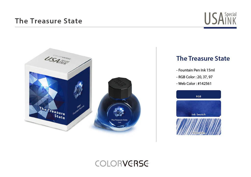 Colorverse USA Special Series Ink- Montana - The Treasure State - Image 2