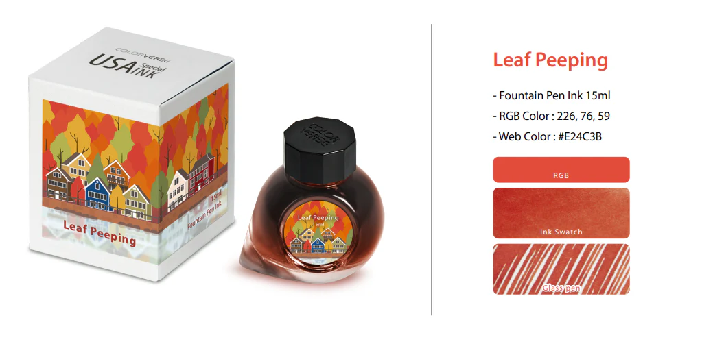 Colorverse USA Special Series Ink - New Hampshire - Leaf Peeping - Image 3