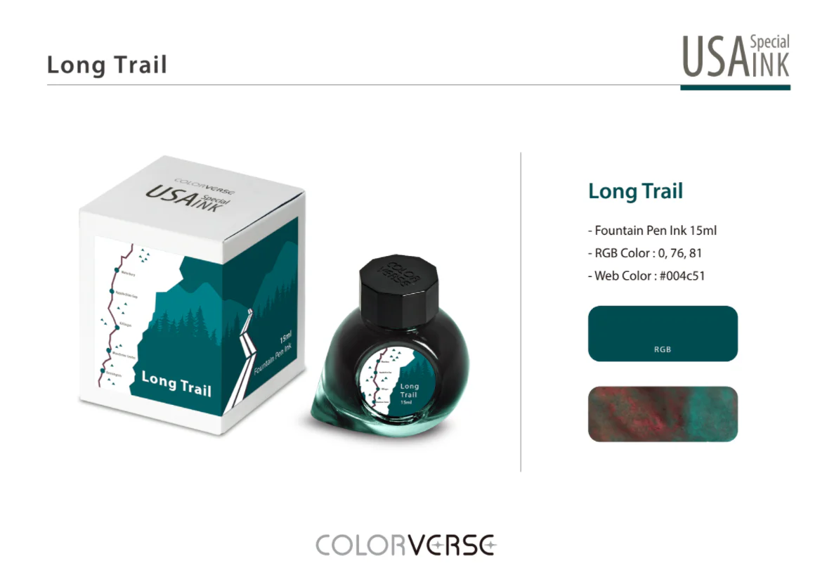 Colorverse USA Special Series Ink- Vermont - Long Trail - Image 3