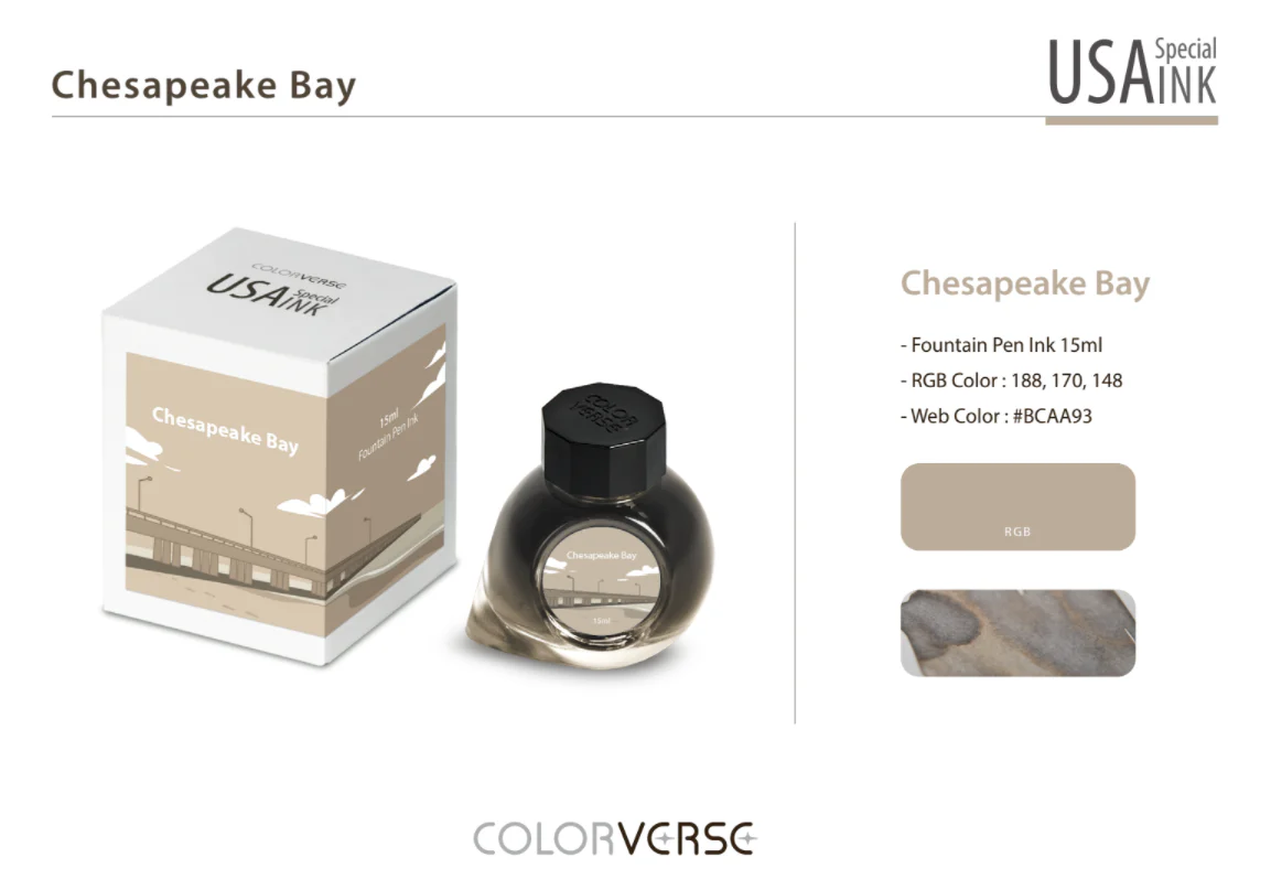 Colorverse USA Special Series Ink- Virginia - Chesapeake Bay - Image 4
