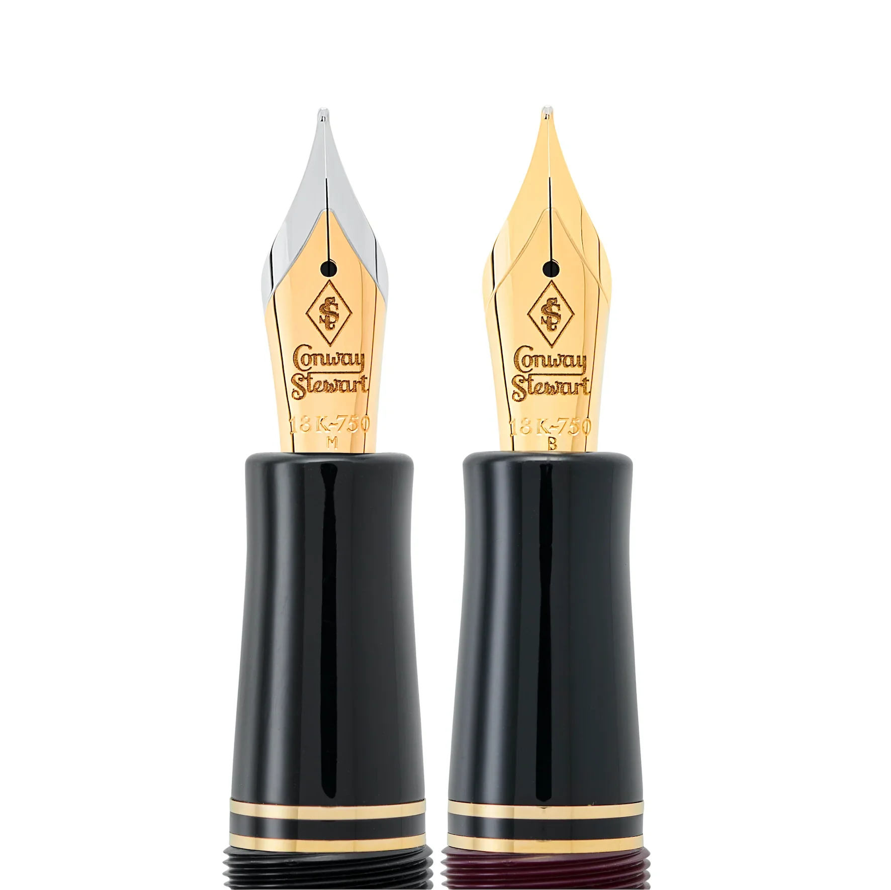 Conway Stewart Churchill - Bordeaux with Gold Trim - Image 7