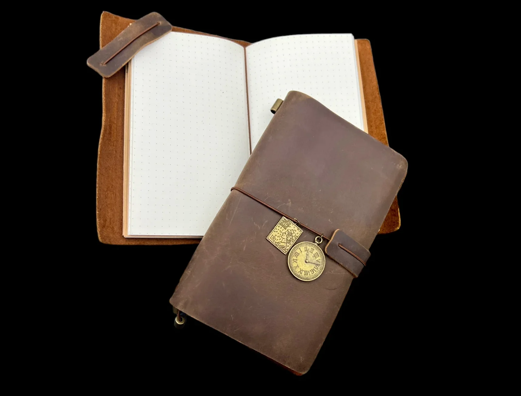 CoraCreaCrafts - Traveler's Leather Set - Image 4