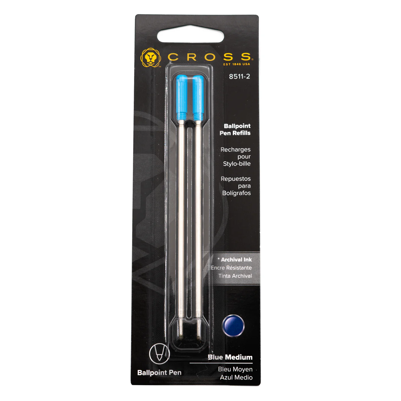 Cross Ballpoint Refill Blue Medium - Image 2