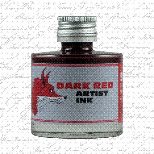 De Atramentis Artist Ink Dark Red - Image 2