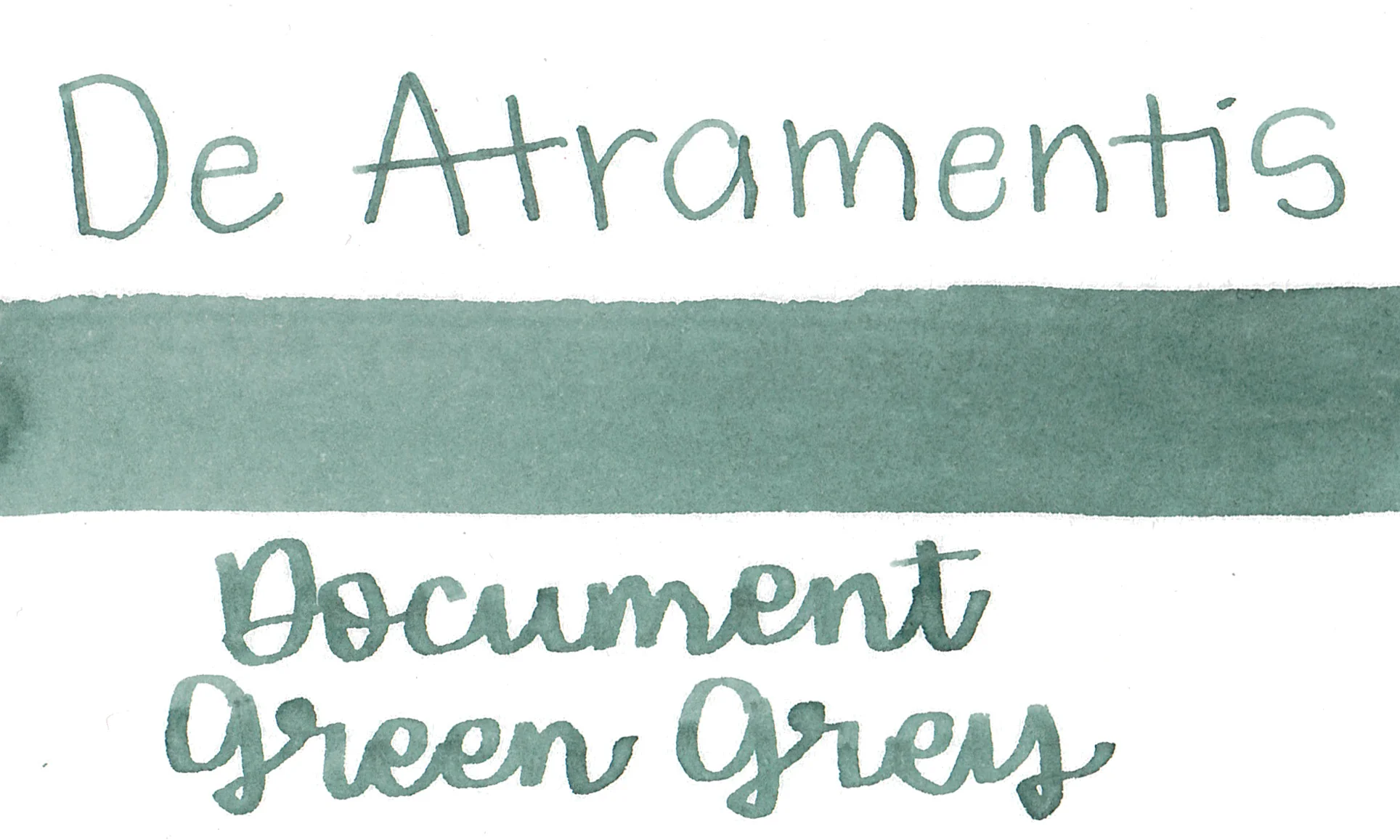 De Atramentis Document Ink Green Grey