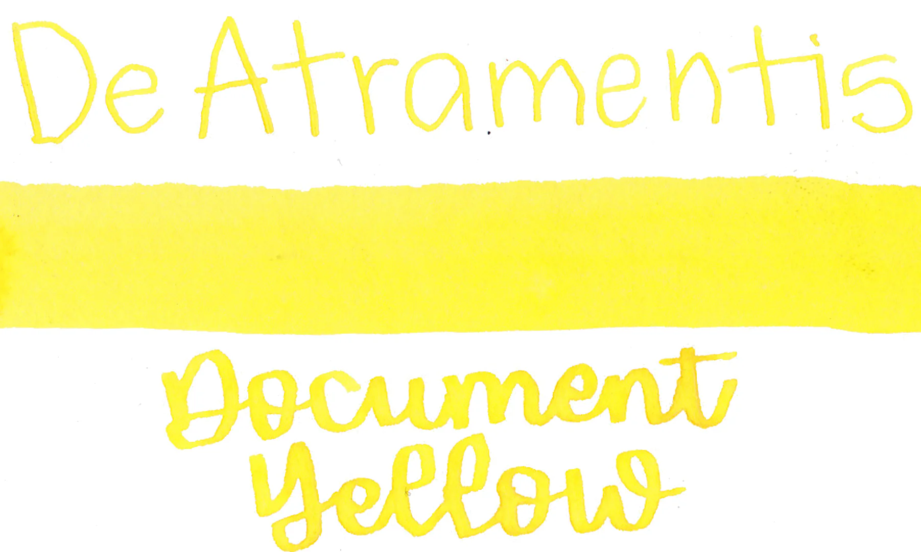 De Atramentis Document Ink Yellow