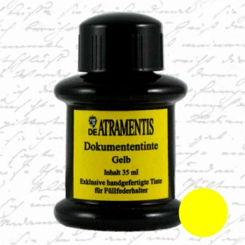 De Atramentis Document Ink Yellow - Image 2