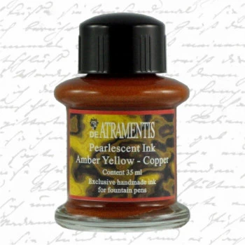 De Atramentis Pearlescent Amber Yellow Copper - Image 2