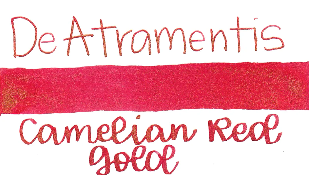 De Atramentis Pearlescent Camelien Red Gold