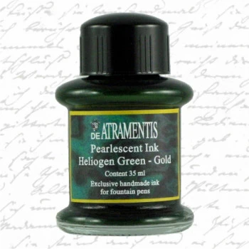De Atramentis Pearlescent Heliogen Green Gold - Image 2