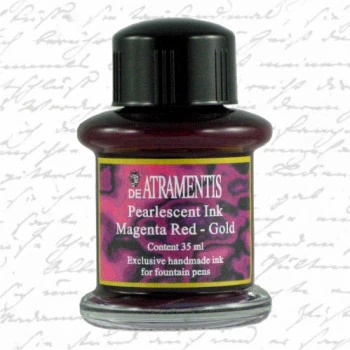 De Atramentis Pearlescent Magenta Red Gold - Image 2