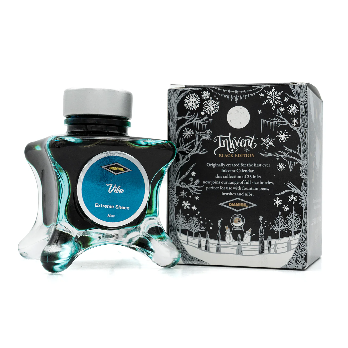 Diamine Black Edition Vibe Sheening Ink - Image 2