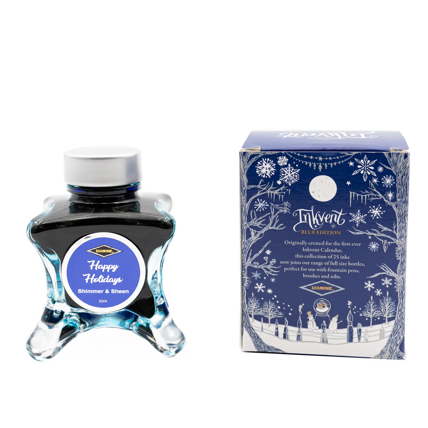 Diamine Blue Edition Happy Holidays Shimmer & Sheen - Image 2