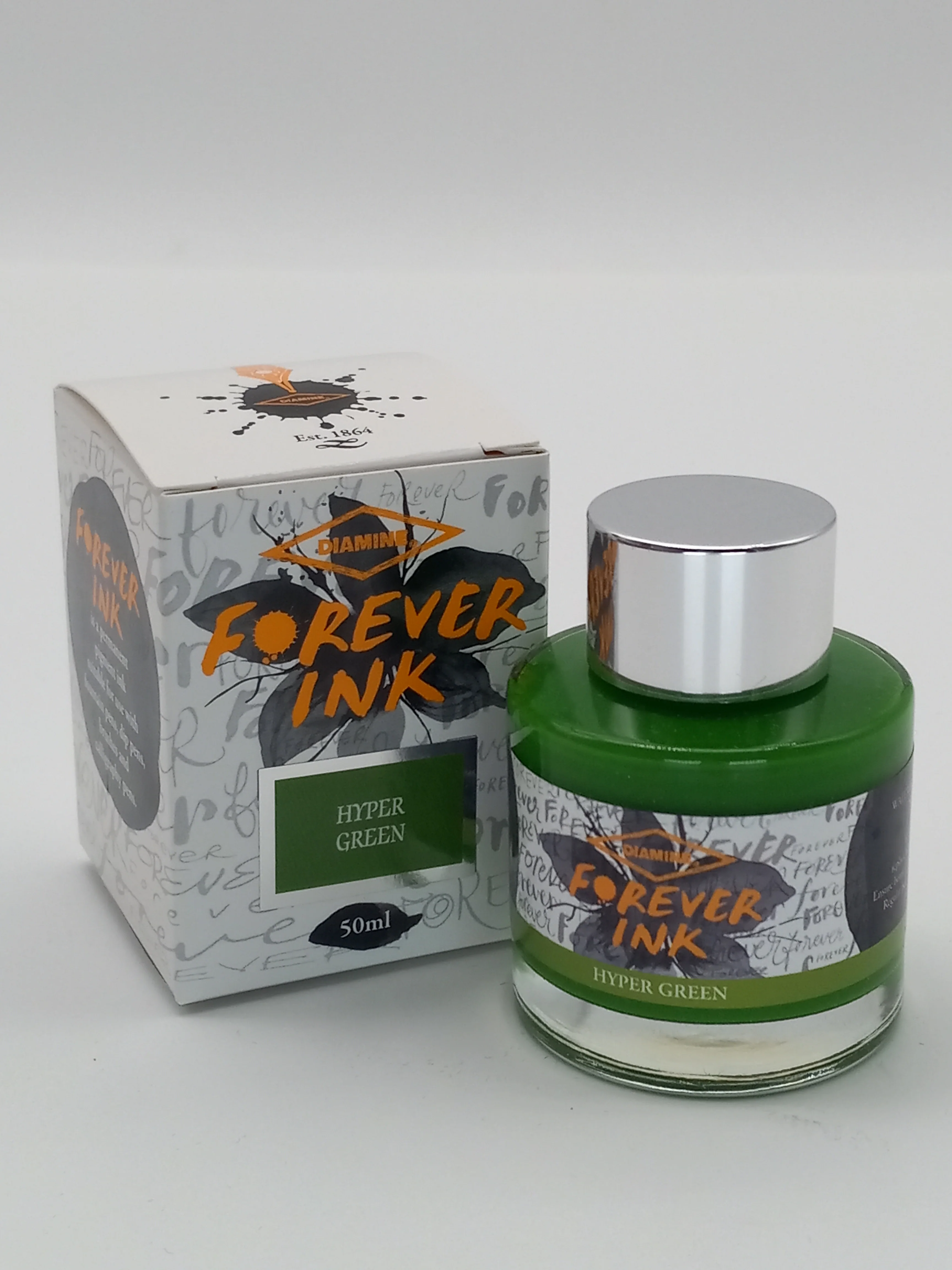 Diamine Forever Ink Hyper Green - Image 2