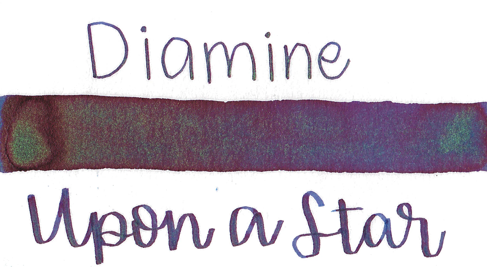Diamine Green Edition Chameleon Ink - Upon A Star
