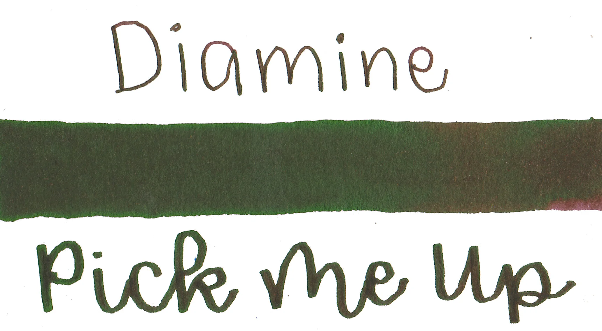 Diamine Green Edition Scented and Sheen Ink - Pick Me Up