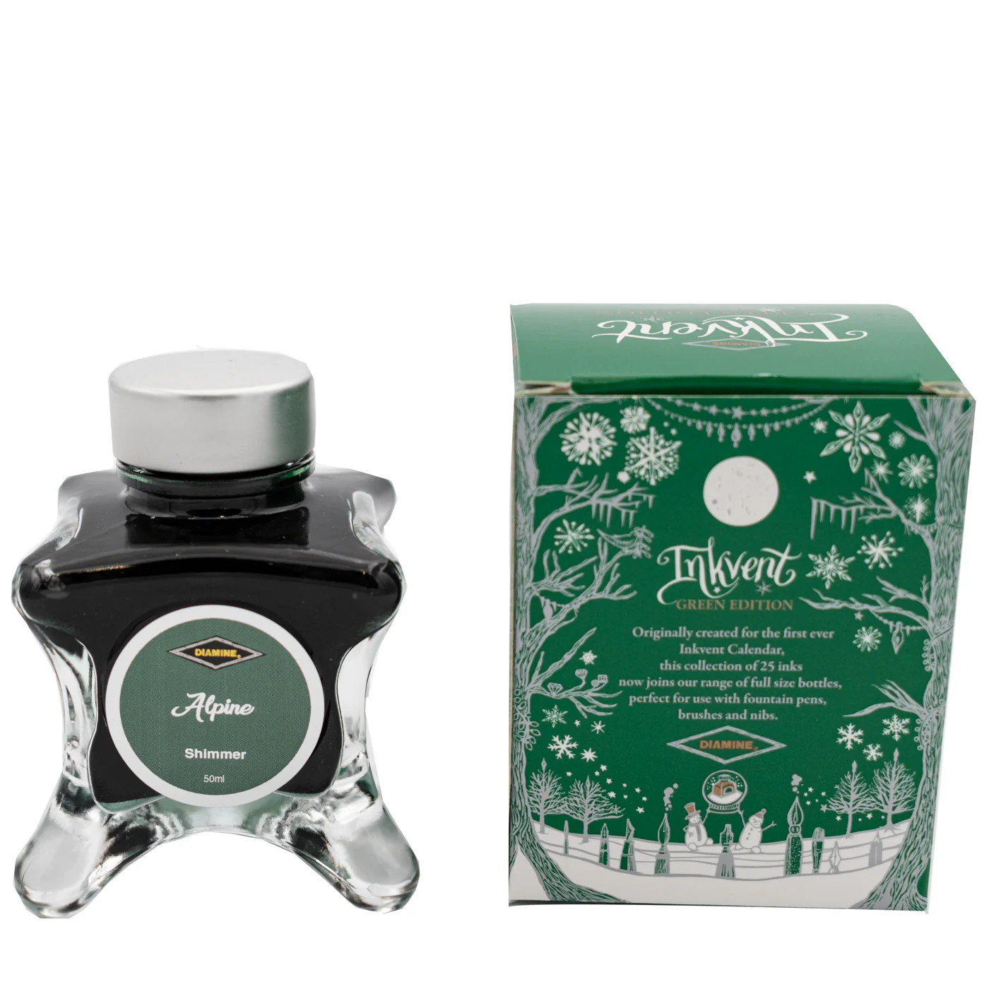 Diamine Green Edition Shimmer Ink - Alpine - Image 2