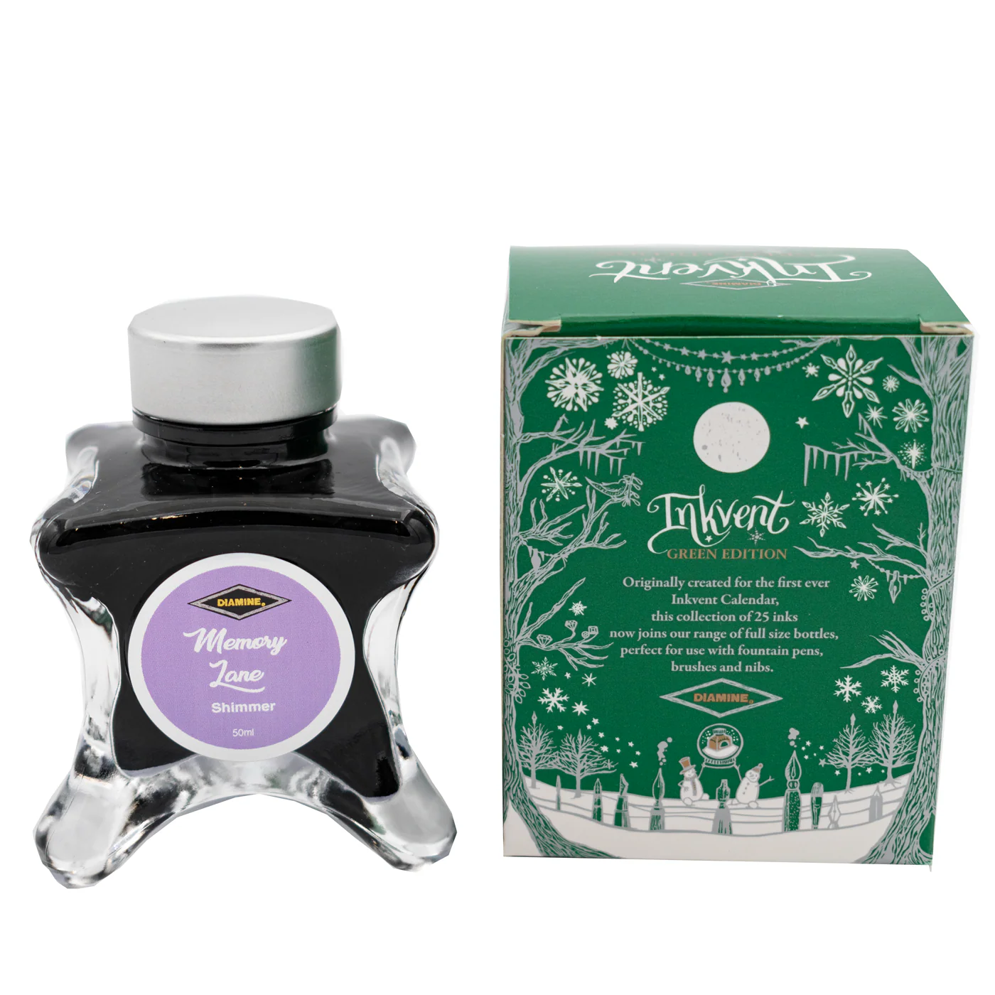 Diamine Green Edition Shimmer Ink - Memory Lane - Image 2